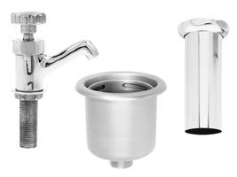 Fisher 3041 Faucet Dipperwell Sink