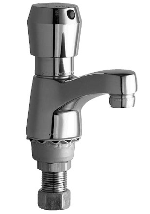 Chicago 333-665PSHVPAABCP E-Cast Lavatory Metering Faucet