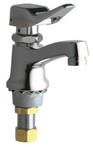 Chicago 333-E2805-336CAB Single Supply Metering Sink Faucet