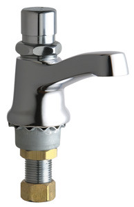 Chicago 333-SLOLEOPSHAB Single Supply Metering Sink Faucet
