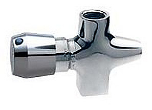 Chicago 339-665PSHCP Angle Valve Metering Faucet