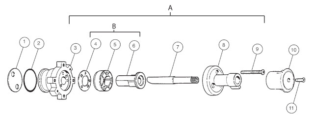 Bradley Bradtrol Shower Valve For Column Showers Parts Breakdown
