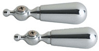 Chicago 374-PLPRJKCP 3 3/4" Lever Eight Point Tapered Broach Handle