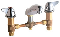 Chicago 404-VE2805-1000AB Concealed Hot and Cold Water Sink Faucet