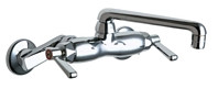Chicago 445-HCABCP Hot and Cold Water Sink Faucet