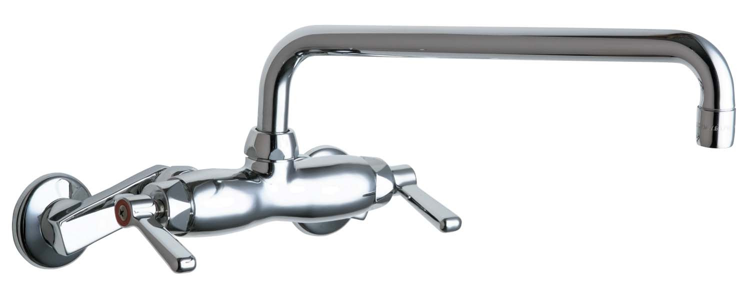 Chicago 445-L12XKABCP Hot and Cold Water Sink Faucet
