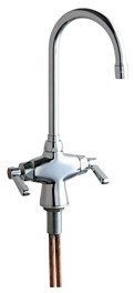 Chicago 50-E35ABCP Hot and Cold Water Mixing Sink Faucet