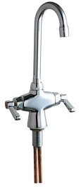 Chicago 50-GN1AE3ABCP Hot and Cold Water Mixing Sink Faucet