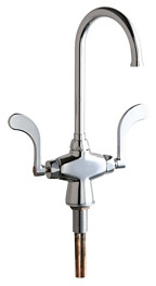 Chicago 50-GN2FC317XKABCP Hot and Cold Water Mixing Sink Faucet
