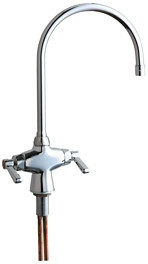 Chicago 50-GN8AE35ABCP Hot and Cold Water Mixing Sink Faucet