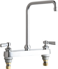 Chicago 527-HA8XKABCP Hot and Cold Water Sink Faucet