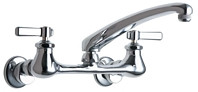 Chicago 540-LDL8E1ABCP Hot and Cold Water Sink Faucet