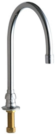 Chicago 626-GN8AABCP Remote Rigid/Swing Gooseneck Spout