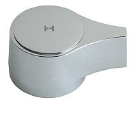Chicago 636-COLDJKCP 2-1/8" Metal Canopy Handle w/ Cold Index Button