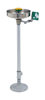 Haws 7361-7461 AXION MSR Pedestal-Mounted Eye/Face Wash (with Floor Flange)