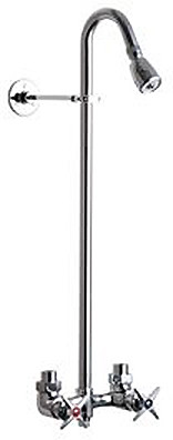 Chicago 752-CP Exposed Two Valve Shower Faucet