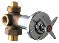 Chicago 769-HOTABCP Hot Water Concealed Angle Valve