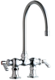 Chicago 772-GN8AE3ABCP Hot and Cold Water Sink Faucet