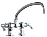 Chicago 772-L9ABCP Hot and Cold Water Sink Faucet