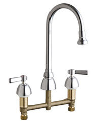 Chicago 786-369ABCP Concealed Hot and Cold Water Sink Faucet