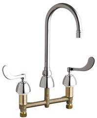 Chicago 786-E2805-5XKABCP Concealed Hot and Cold Water Sink Faucet