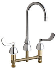 Chicago 786-E3-245ABCP Concealed Hot and Cold Water Sink Faucet