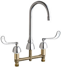 Chicago 786-E3-319XKABCP Concealed Hot and Cold Water Sink Faucet