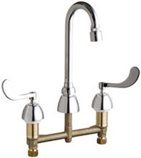 Chicago 786-GN1AE29VPABCP Concealed Hot and Cold Water Sink Faucet