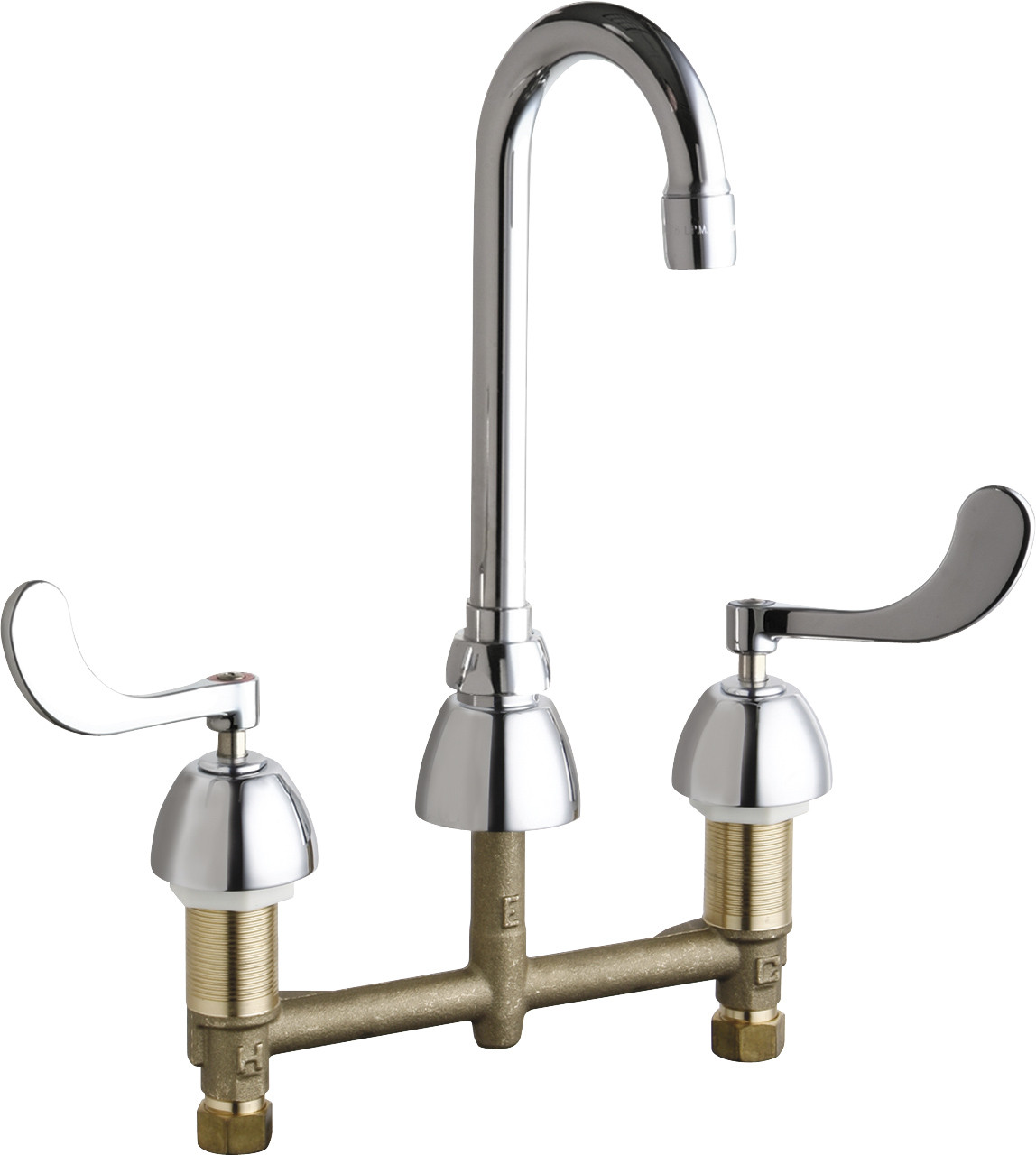 Chicago 786-GN1AE3ABCP Concealed Hot and Cold Water Sink Faucet