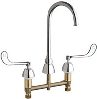Chicago 786-GN2FC319ABCP Concealed Hot and Cold Water Sink Faucet