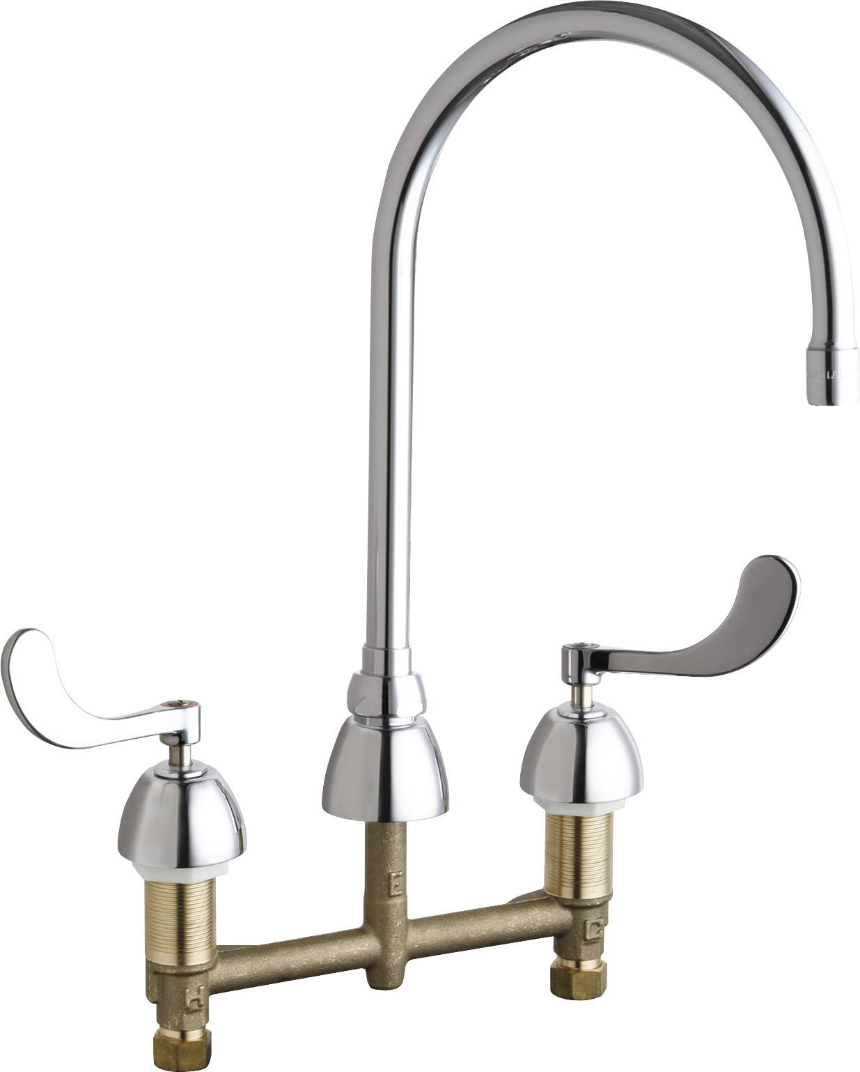 Chicago 786-GN8AE36ABCP Concealed Hot and Cold Water Sink Faucet