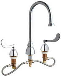 Chicago 786-HGN2BE4-317AB Concealed Hot and Cold Water Sink Faucet