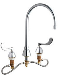Chicago 786-HGN8AE3-317AB Concealed Hot and Cold Water Sink Faucet