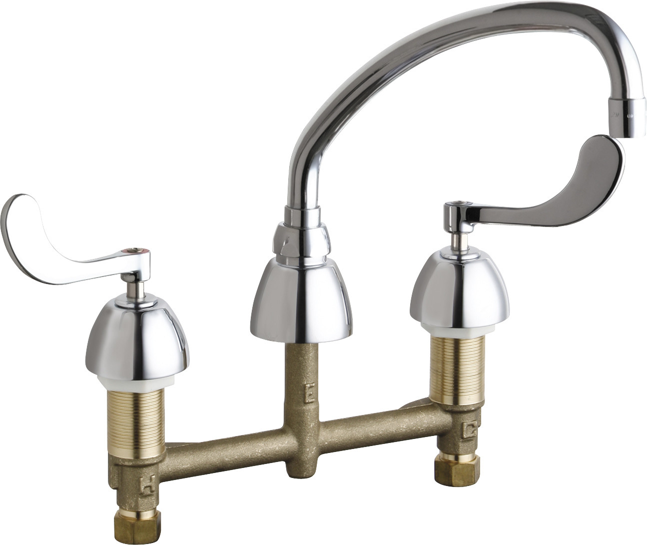 Chicago 786-L9E36ABCP Concealed Hot and Cold Water Sink Faucet