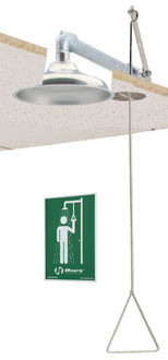 Haws 8169 Recessed Ceiling-Mounted Drench Shower