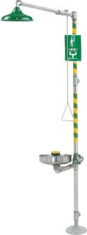 Haws 8309WC AXION MSR Barrier-Free Combination Drench Shower & Eye/Face Wash