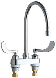 Chicago 895-317GN8AE35ABCP Hot and Cold Water Sink Faucet