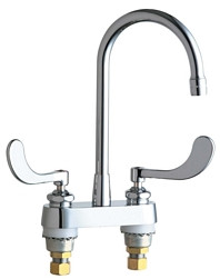 Chicago 895-317RGD2ABCP Hot and Cold Water Sink Faucet