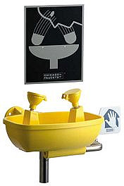 Chicago 9008-NF Wall-Mounted Eye/Face Wash (Discontinued)