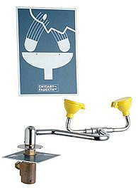 Chicago 9011-NF Swing Forward Deck-Mounted Eye/Face Wash (Discontinued)