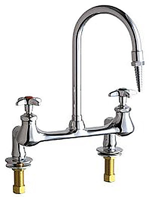Chicago 946-CP Combo Hot & Cold Water Faucet