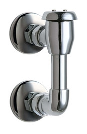 Chicago 892-WXFABCP Wall Mounted Concealed Piping Elevated Vacuum Breaker Assembly 2" Inlet Supply Arm with Wall Flange 