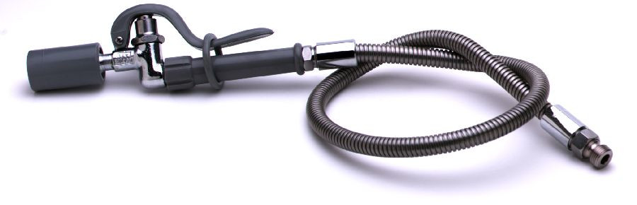 T&S Brass B-0100-C Low Flow Pre-Rinse Spray Valve W/ Flexible Stainless Steel Hose