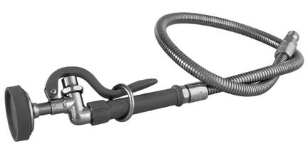 T&S Brass B-0100 Pre-Rinse Spray Valve With 36" Flexible Stainless Steel Hose