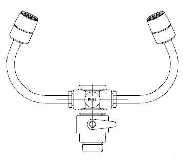 Guardian G1201 EyeSafe Faucet-Mounted Eyewash