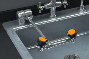 Guardian G1849LH Deck-Mounted Eyewash (Left Hand)