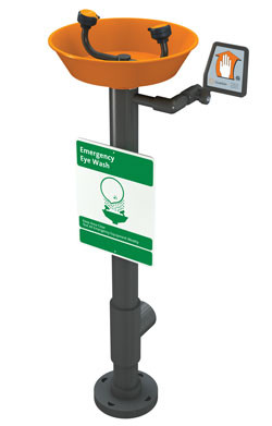 Guardian G1896 Pedestal-Mounted PVC Eyewash