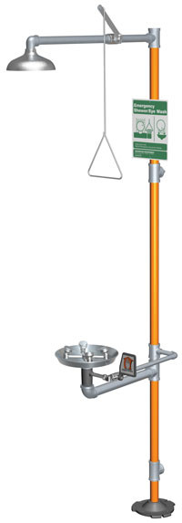 Guardian GBFVR1909SC Vandal-Resistant Safety Station with WideArea Eye/Face Wash