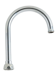 Chicago GN2AH8JKABCP 5-1/4" Rigid / Swing Gooseneck Spout 