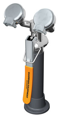 Guardian GVR5022 Vandal-Resistant Deck-Mounted Combination Drench Hose & Eyewash